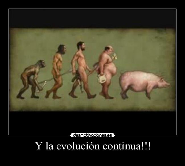 carteles evolucion continua desmotivaciones