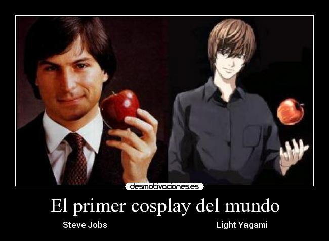El primer cosplay del mundo - Steve Jobs Light Yagami