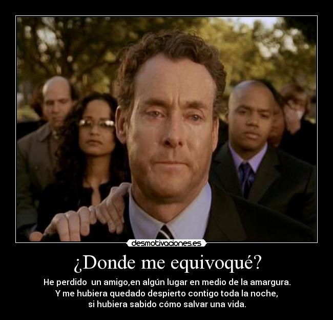 ¿Donde me equivoqué? -