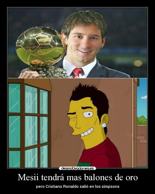 Mesii tendrá mas balones de oro -