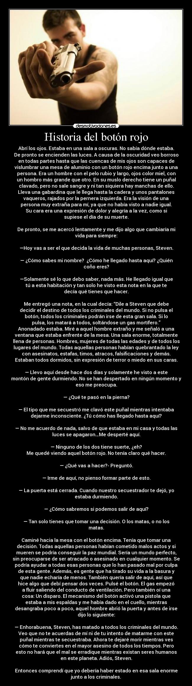 Historia del botón rojo - 