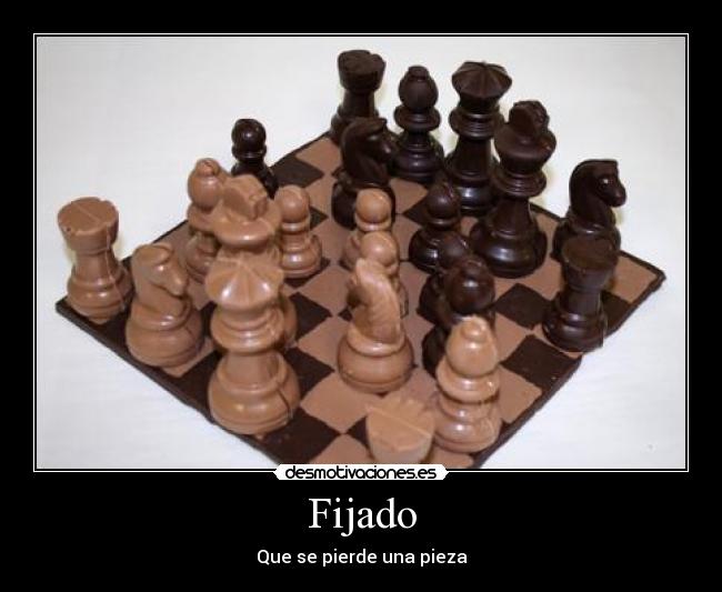 Fijado - Que se pierde una pieza