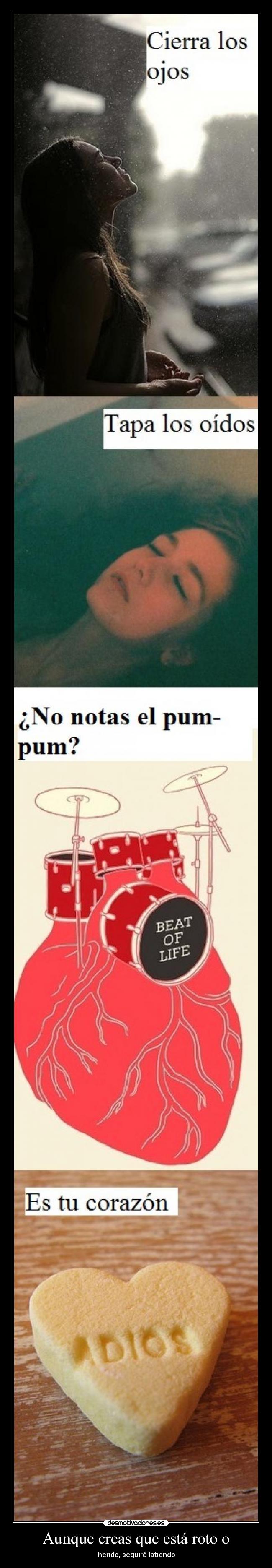 Aunque creas que está roto o - 