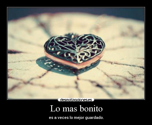 Lo mas bonito - 