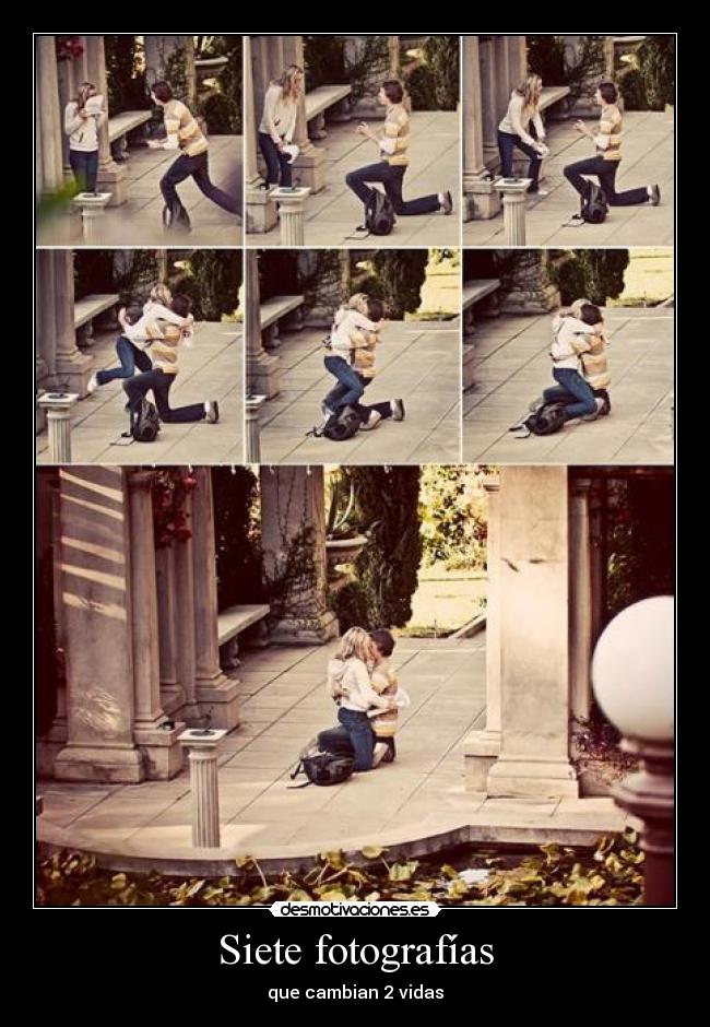 Siete fotografías - que cambian 2 vidas