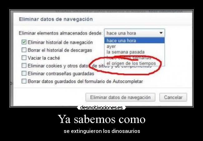 Ya sabemos como - se extinguieron los dinosaurios