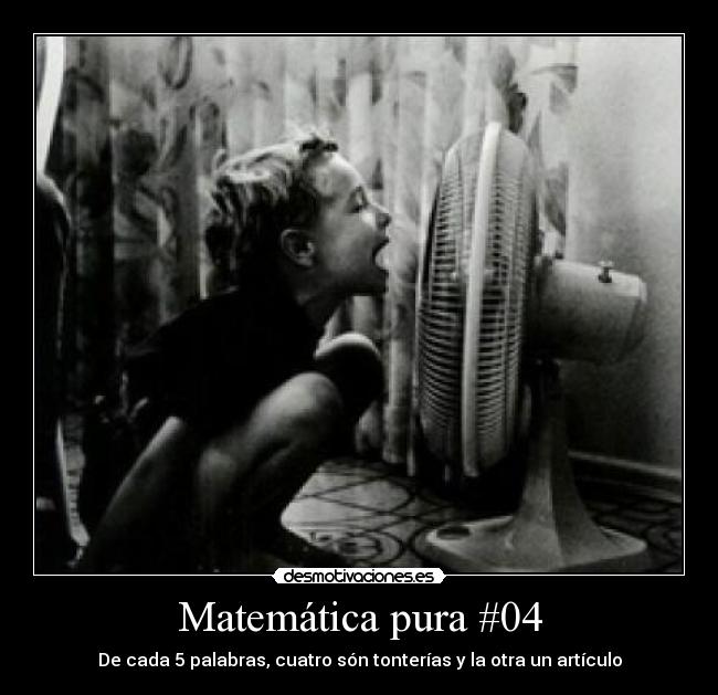 Matemática pura #04 - 