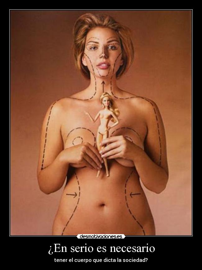 carteles pepox barbie cuerpos desmotivaciones