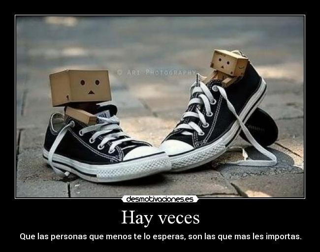 Hay veces -