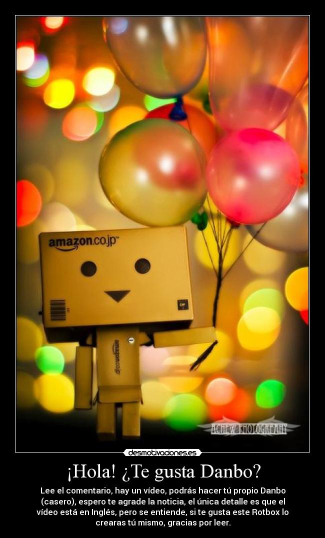 carteles como hacer danbo casero version video desmotivaciones