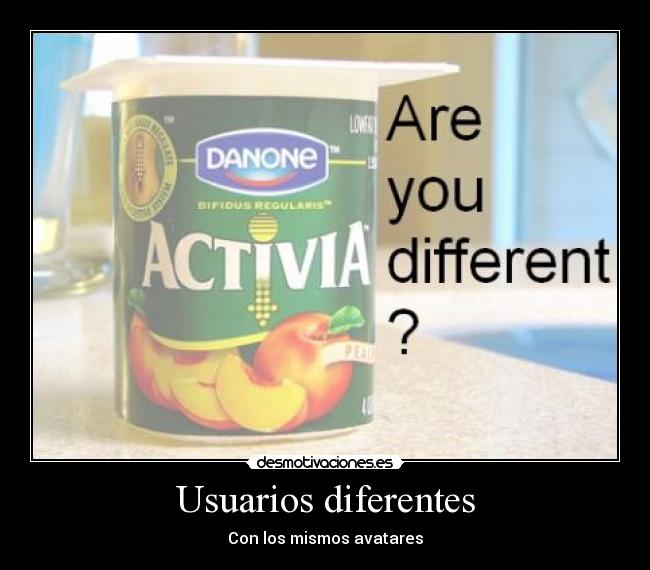 Usuarios diferentes - 