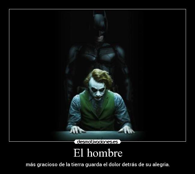 carteles guason joker alegria oculta tras dolor cacho1991 desmotivaciones