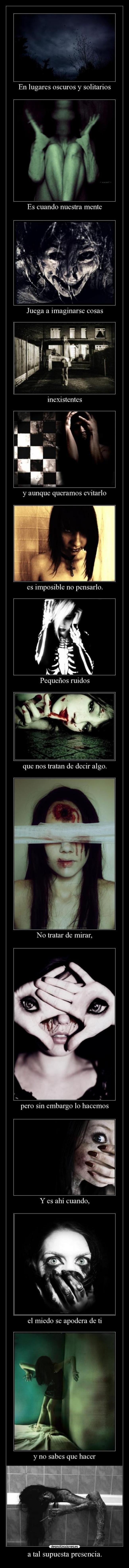 a tal supuesta presencia. - 