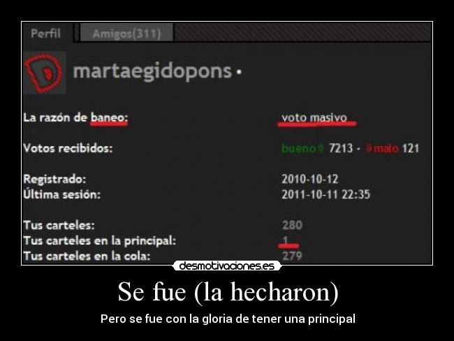 Se fue (la hecharon) -