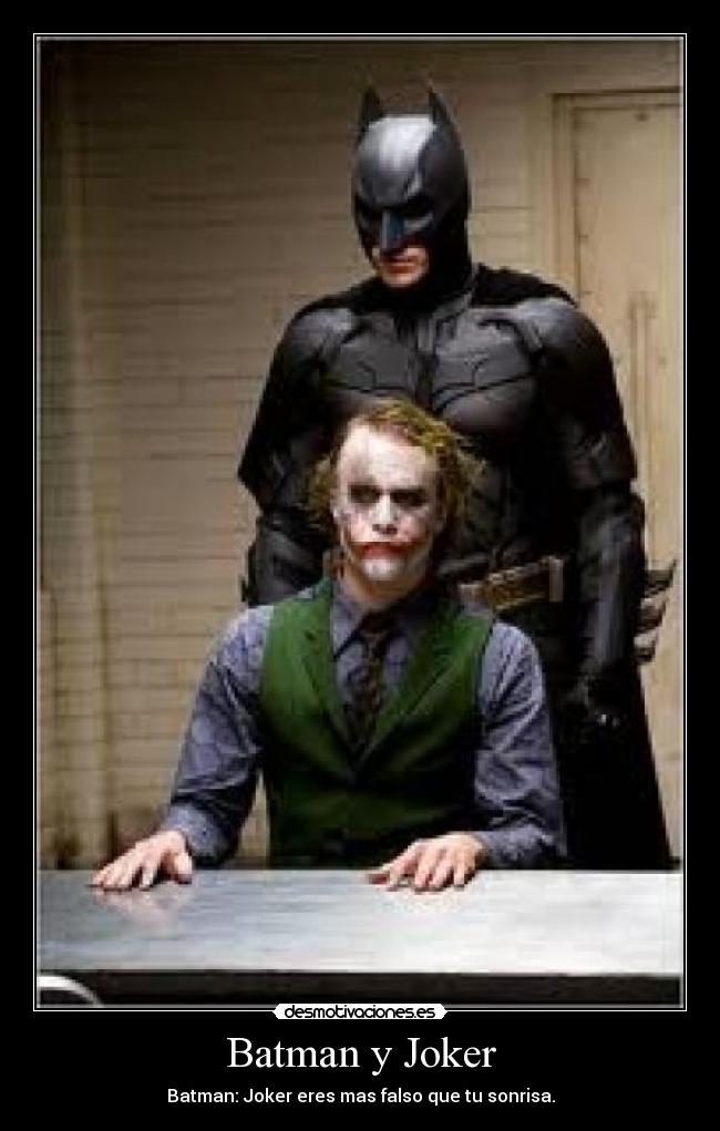 Batman y Joker -