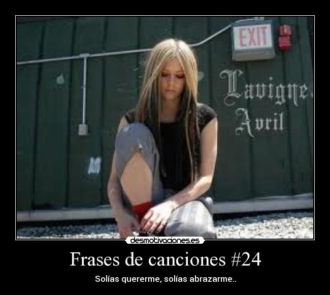 carteles frases avril lavigne losing grip desmotivaciones