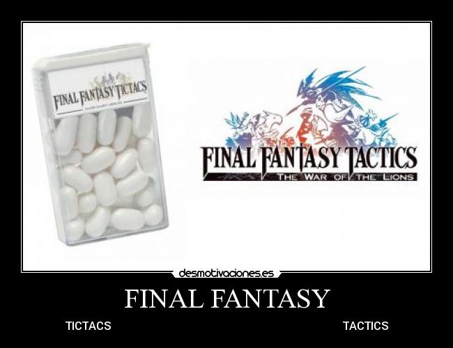 FINAL FANTASY - TICTACS TACTICS