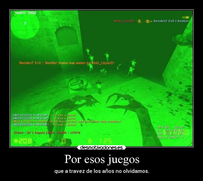 Por esos juegos - que a travez de los años no olvidamos.
