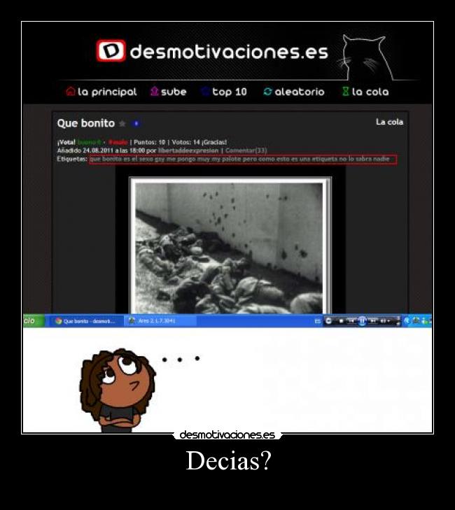 Decias? -