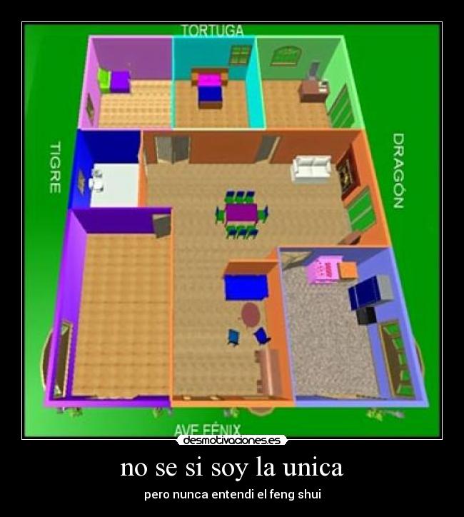 no se si soy la unica - pero nunca entendi el feng shui