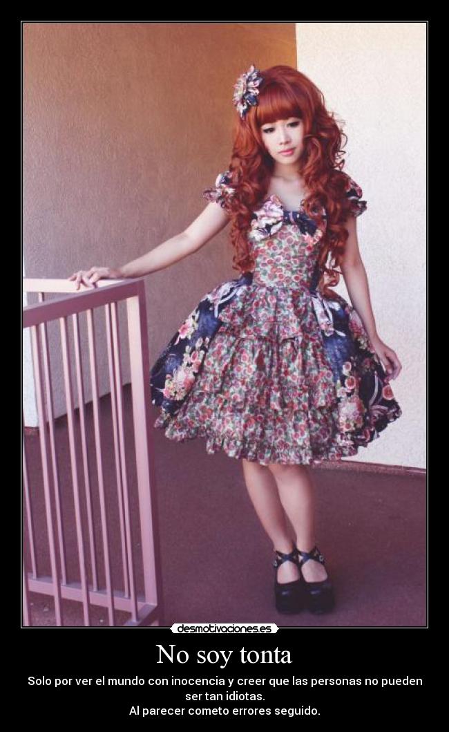 No soy tonta -