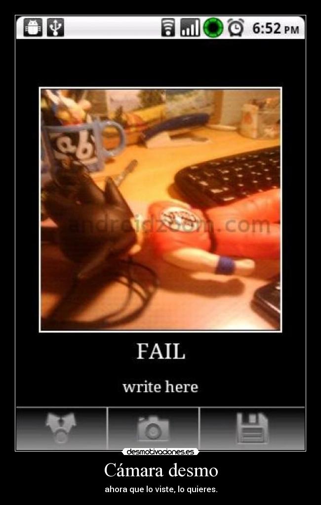 Cámara desmo - ahora que lo viste, lo quieres.