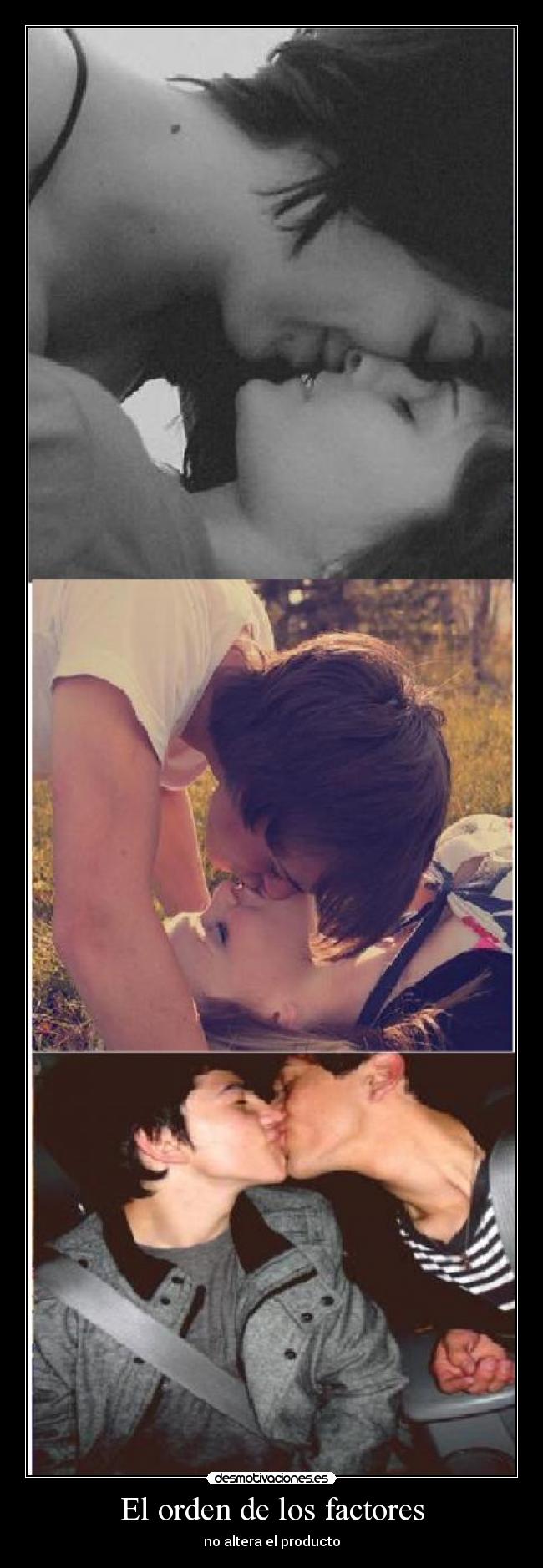 El orden de los factores - no altera el producto