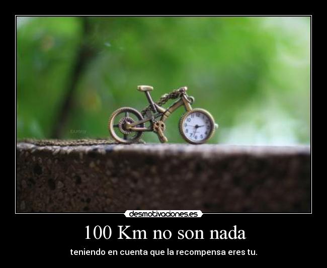 100 Km no son nada -