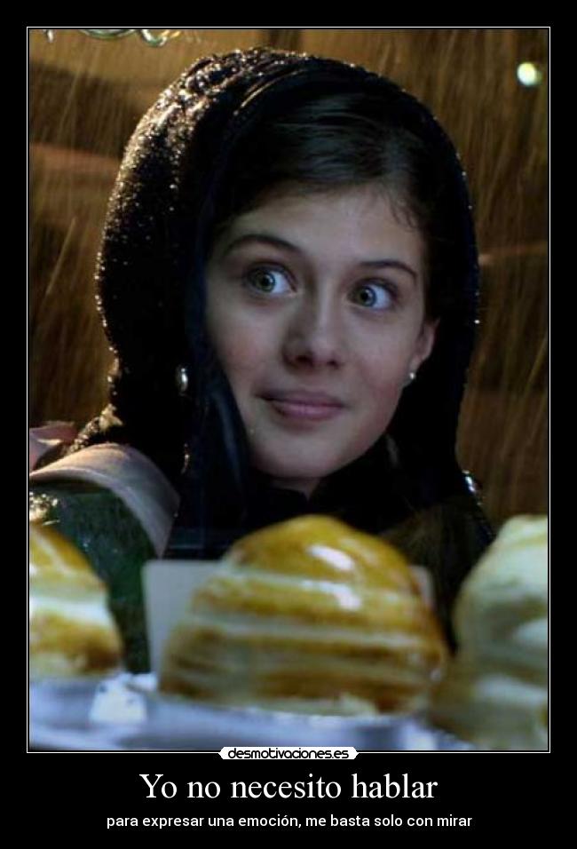 Yo no necesito hablar -