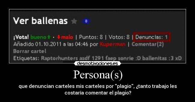 Persona(s) -