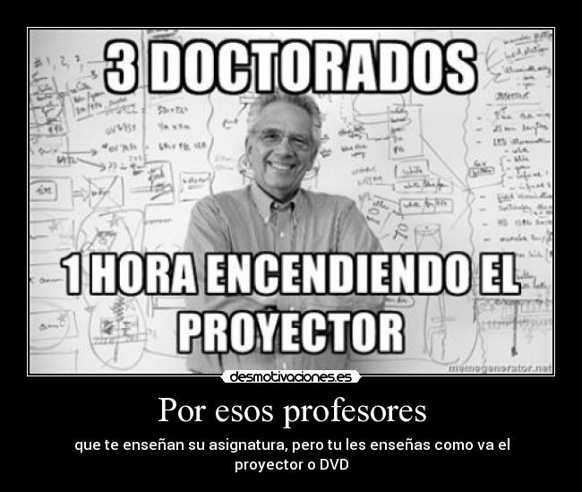 Por esos profesores - 
