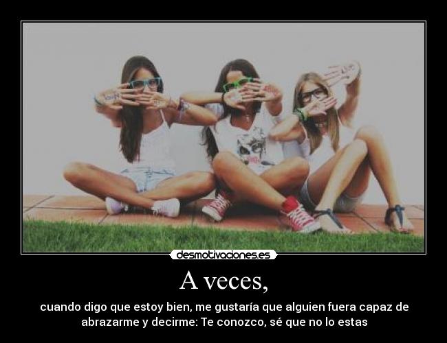 A veces, - 