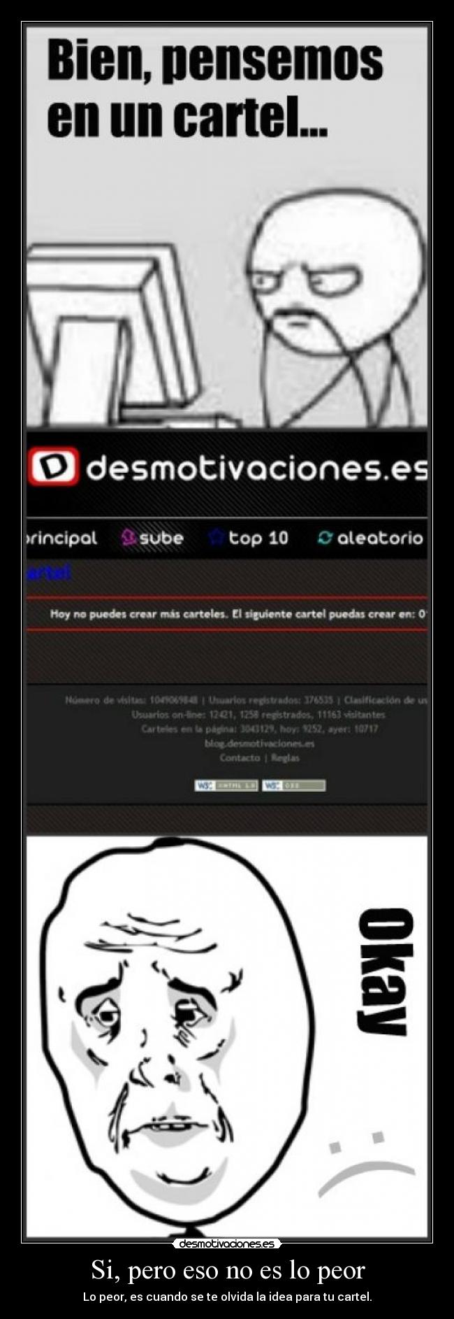 carteles tipico olvidar carteles limitados desmotivaciones