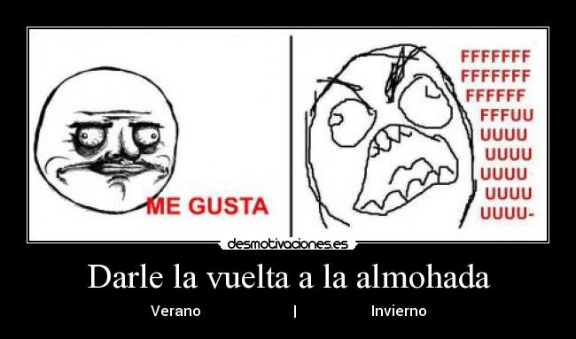 Darle la vuelta a la almohada -