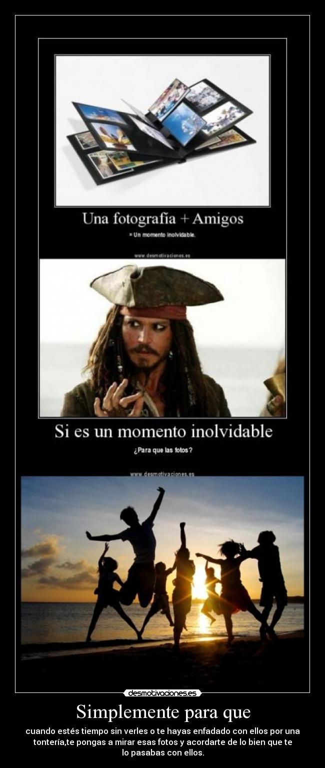 Simplemente para que - 