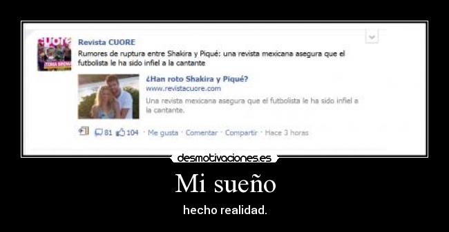 Mi sueño - hecho realidad.