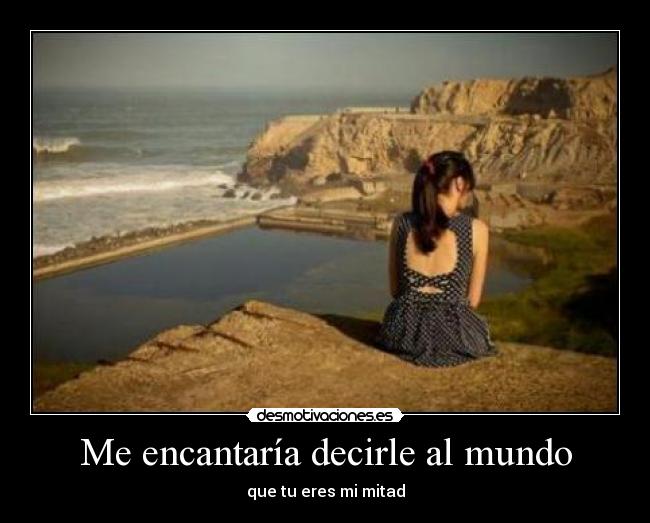 Me encantaría decirle al mundo -