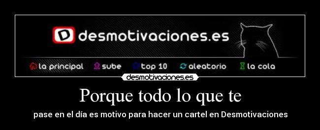 Porque todo lo que te - 