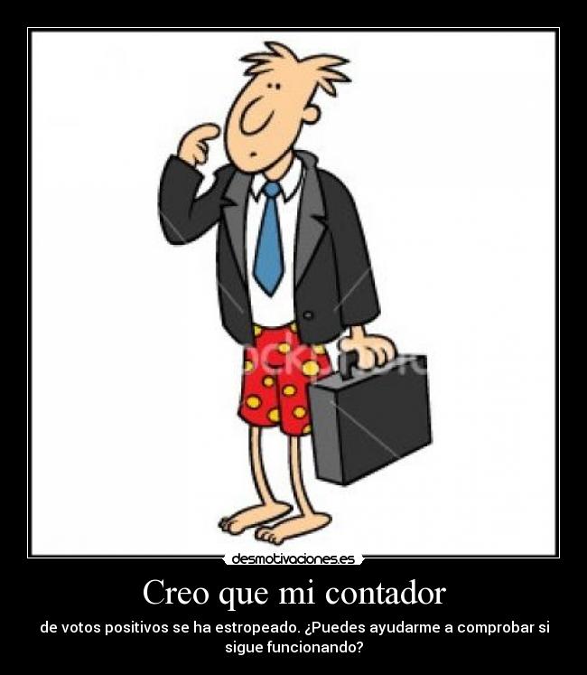 Creo que mi contador -