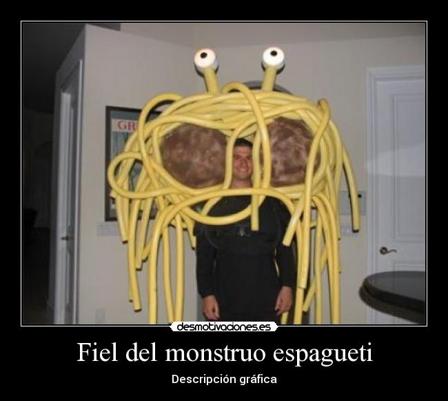 Fiel del monstruo espagueti - Descripción gráfica