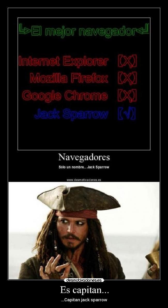 Es capitan... -