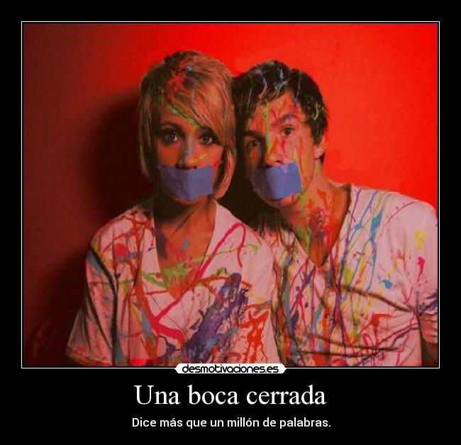 Una boca cerrada - 