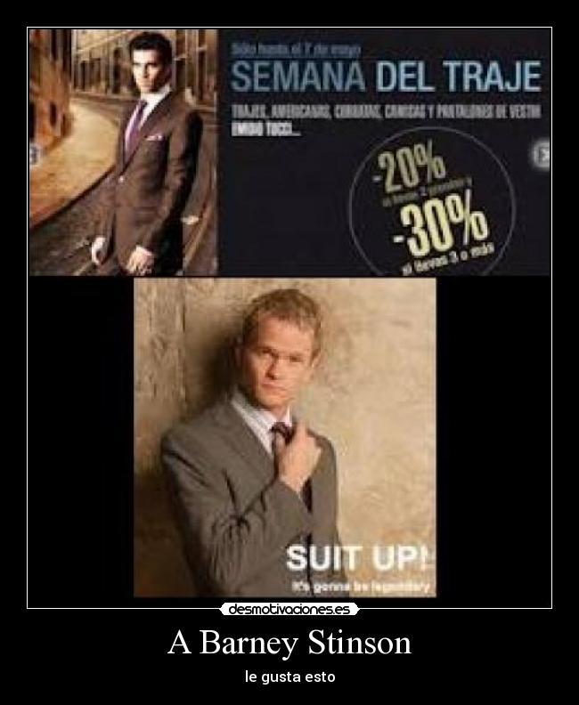 A Barney Stinson - le gusta esto