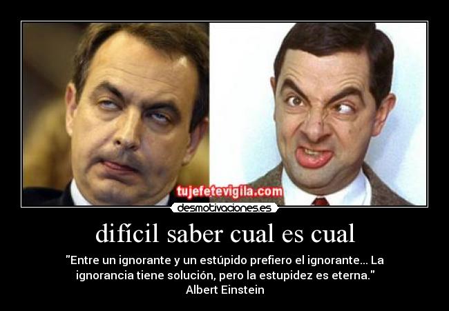 difícil saber cual es cual -