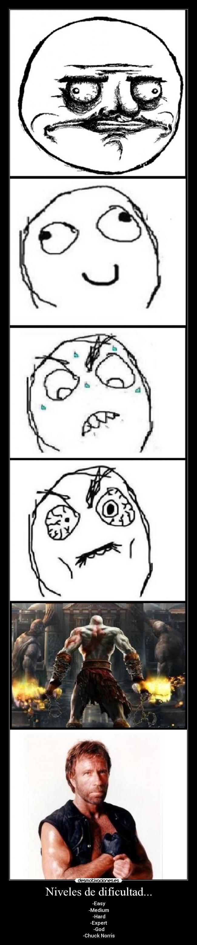 Niveles de dificultad... -