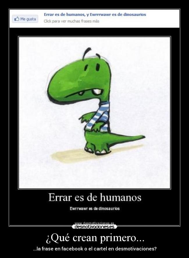 ¿Qué crean primero... - 