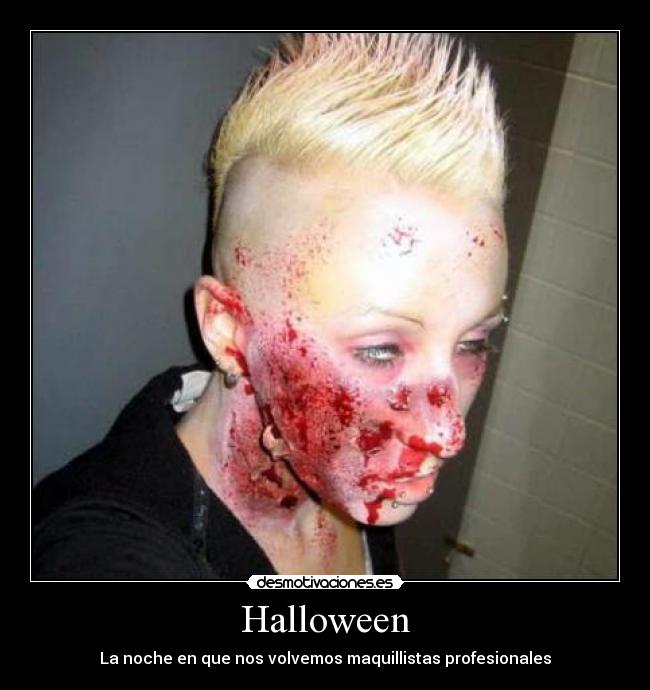 Halloween - La noche en que nos volvemos maquillistas profesionales