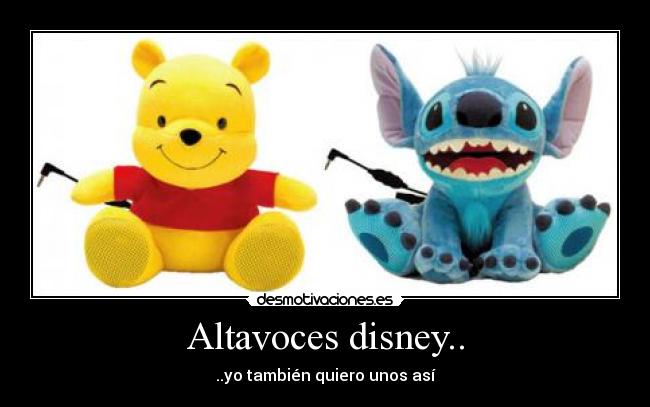 Altavoces disney.. -