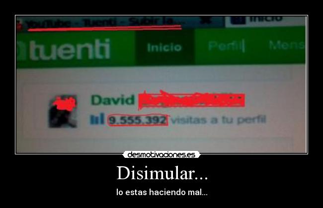 Disimular... -