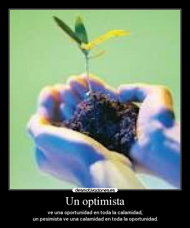 Un optimista -